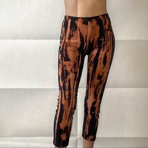 Bleached Capri Leggings